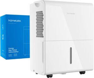 hOmeLabs 22-pint Wi-Fi dehumidifier for apartment use
