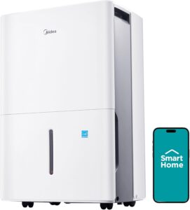 Midea 22-pint dehumidifier for small apartment use
